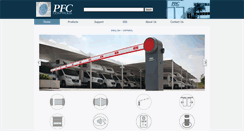Desktop Screenshot of pfccontrols.com