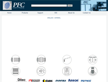 Tablet Screenshot of pfccontrols.com
